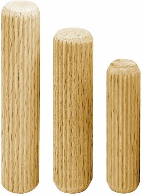 facett Tourillon long en hêtre strié, 8 x 30 mm (503040)