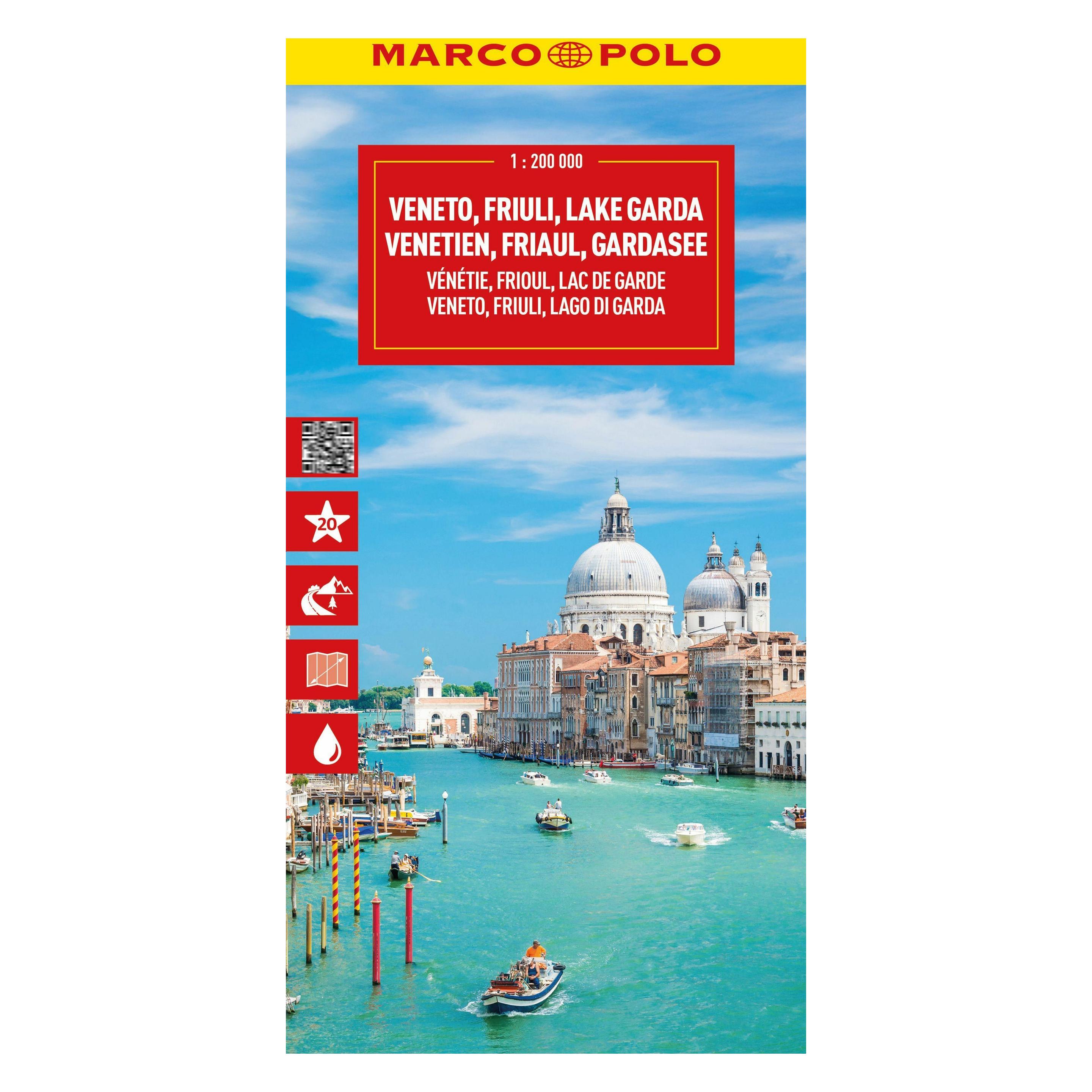 Marco Polo Reisekarte Italien 04 Venetien, Friaul, Gardasee 1:200.000 (67909939)