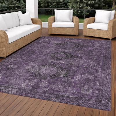 Addison Rugs Machine Washable Indoor/ Outdoor Global Inver Chantille Rug