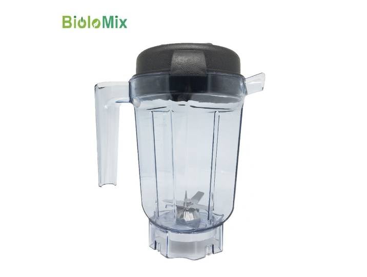 Pot de broyage de grains secs sans BPA, 32 onces, 900ml, récipient, pichet, petit broyeur, pour mélangeur, mélangeur, processeur, pièces de rechange