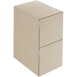 Keuco Edition 11 Art Sideboard 32542910400 40x70x49cm, 2 Frontauszüge, Keramik, sahara