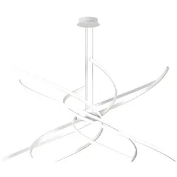 Moderner LED-Kronleuchter Top Light Tornado 88W 5950LM 1163/S100 Weiß
