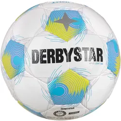 DERBYSTAR Apus Light 350g Leicht-Fußball Kinder weiß/blau/grün 4