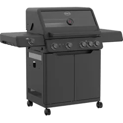 Rösle Gasgrill Allflame Hero 4 Alu, Eisen, Stahl & Metall Schwarz