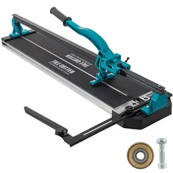VEVOR Fliesenschneider, 800 mm Max. Schnittbreite Profi Manuelle Fliesenschneidmaschine, 6-15 mm Schnittdicke Laserführung Präzisions-Fliesenschneider Fliesenschneidmaschine mit Metallschneidrad