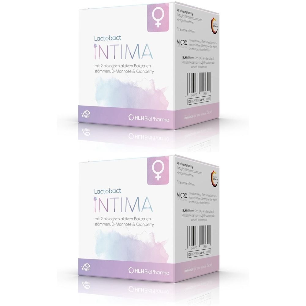 Lactobact Intima magensaftresistente Kapseln 2x 2x30 St magensaftresistent