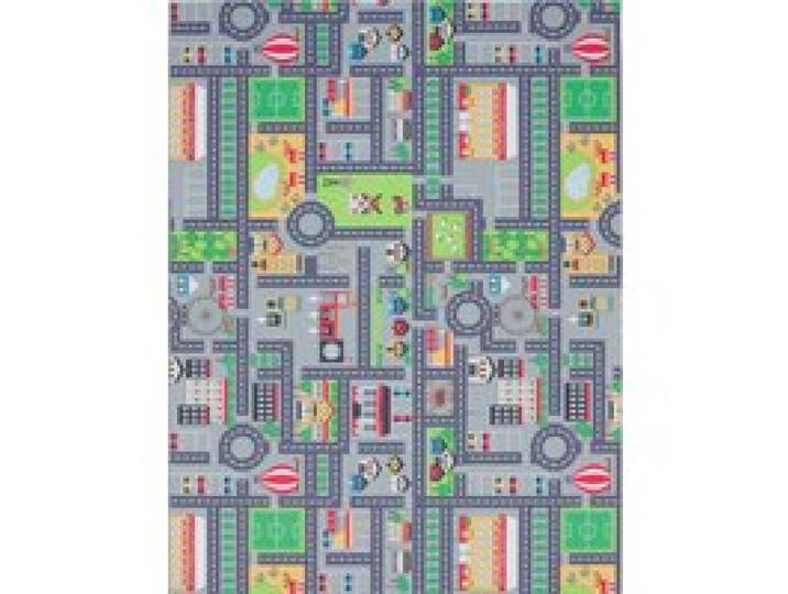 Tapis pour enfants Bini gris 200 cm carré