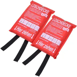 Filmer, Brandbekämpfer, 2er-Set Feuerlöschdecke, 1m2