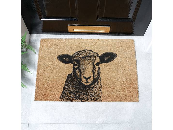 Fußmatte 6040-LAMB 40 x 1 x 60cm Braun