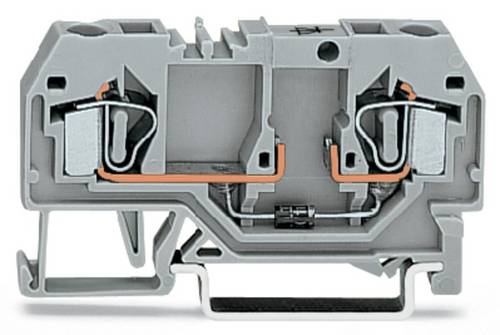WAGO 281-915/281-400 Diodenklemme 6mm Zugfeder Belegung: L Grau 50St.