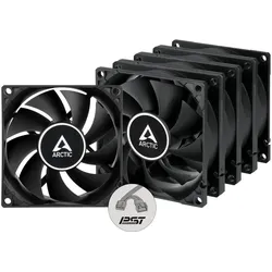 Arctic F8 PWM PST (Black) - 5 Pack (80 mm, 5x), PC Lüfter, Schwarz
