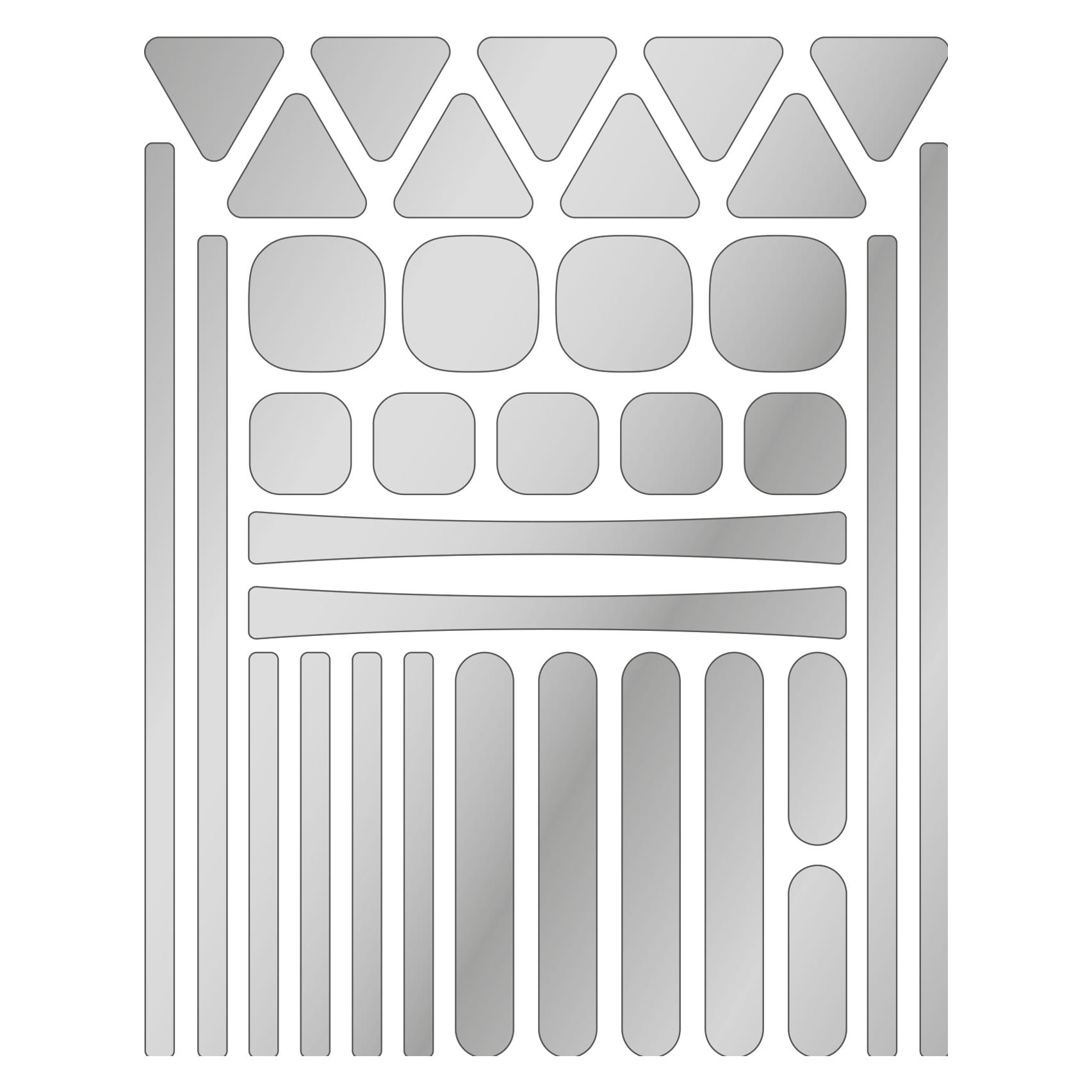 riesel design Reflektor Re:flex anywhere Silver (RR-R011)
