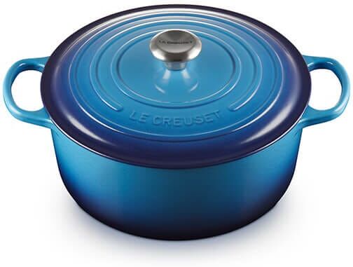 Le Creuset Signature Azure Cast Iron 28cm Round Casserole