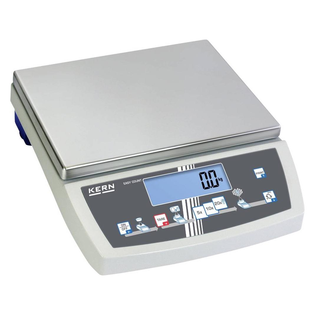 Kern Zählwaage mit Zählfunktion 36kg / Auflösung 0,01 g, DKD/DAkkS-kalibriert (CKE 36K0.1 +CAL)