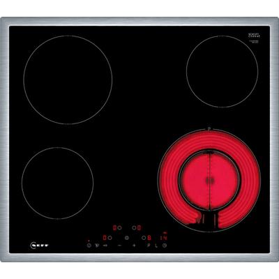 NEFF Elektro-Kochfeld "T16SDF9R0", schwarz, B:58,3cm H:4,8cm T:51,3cm, Kochfelder, Einfache Touch-Bedienung & Powerstufe für schnelle Hitze