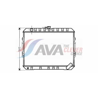 AVA CLEVER CHOICE Kühler, Motorkühlung mt2187 für MITSUBISHI