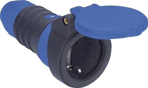 AS Schwabe 62310 Schutzkontaktkupplung 230V Schwarz, Blau IP54