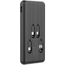 DLH BATTERIE EXTERNE 10000mAh (10000 mAh, 10 W, 10 Wh), Powerbank, Schwarz