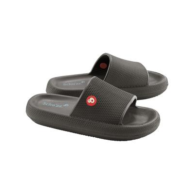 Sandale SCHUZZ "Claquette", Damen, Gr. 37, schwarz, Obermaterial: 100% Gummi rubber., Schuhe Sandale