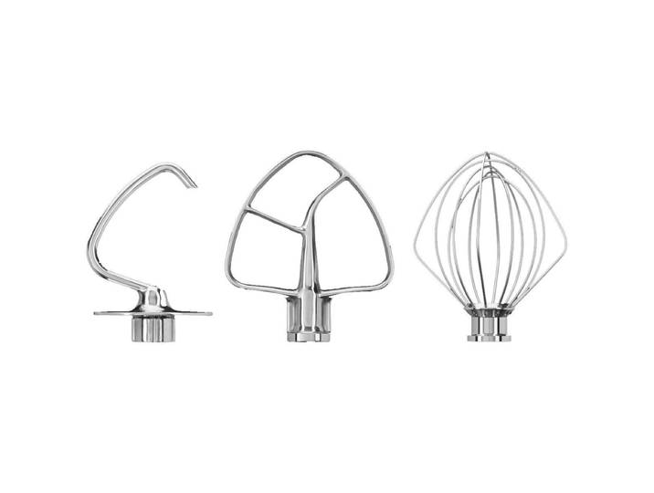 Kitchenaid Ensemble 3 Pièces Accessoires Inox Pour Robots Pâtissiers