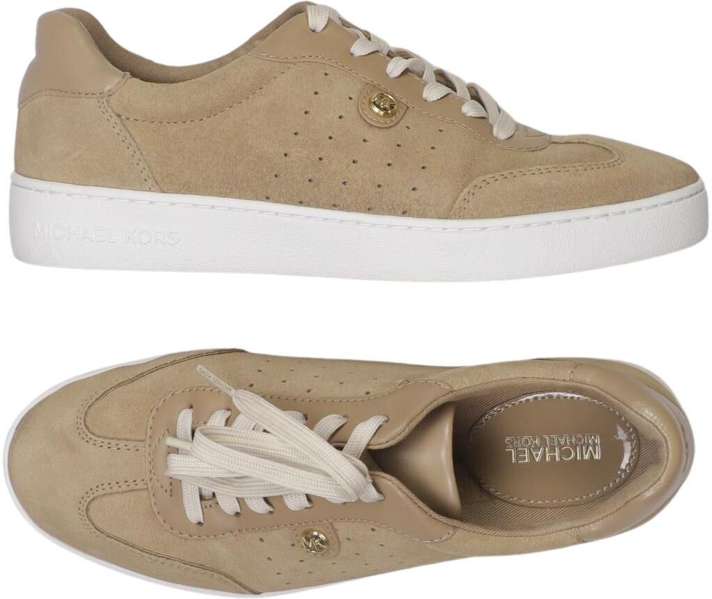 Michael Michael Kors Damen Sneaker, Beige, Gr. EU 36, Leder - Second Hand