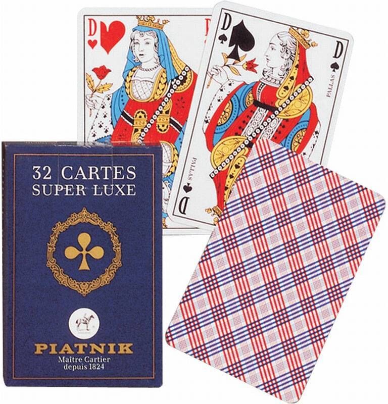 Piatnik Jeu de 32 cartes Françaises Etui carton