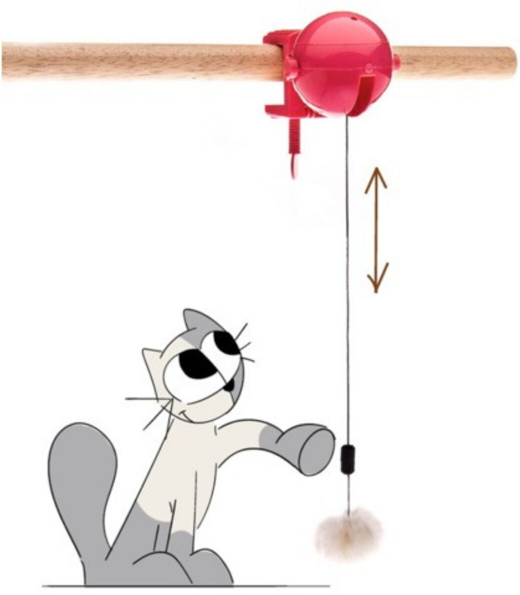 Ferribiella Yoyo Gioco per Gatti Colori Assortiti