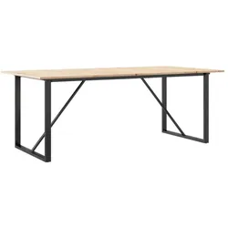 vidaXL, Esstisch, Jagonor (O-Rahmen) (200 x 100 x 75 cm)