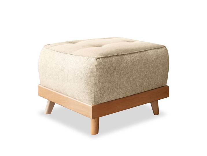Pouf, 42x56x56cm, beige