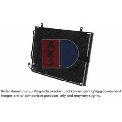 Kondensator Klimaanlage AKS DASIS 052140N für BMW 5er