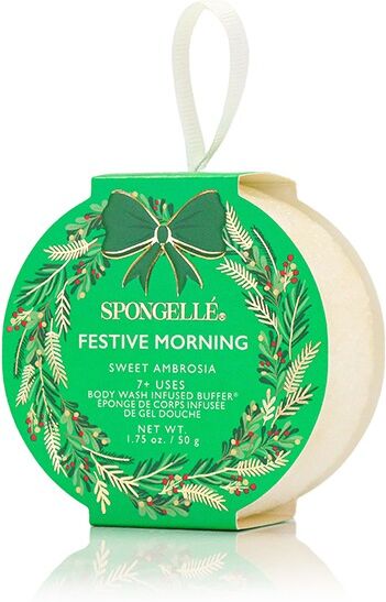 Spongelle Spongellé Festive Morning Body Wash Infused Buffer, Sweet Ambrosia 50