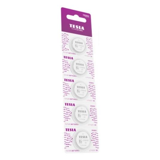 Tesla Batteries CR2032 (19320520) Lithium 225 mAh (5 pcs/pack) (5 Stk., CR2032, 225 mAh) (19320520)