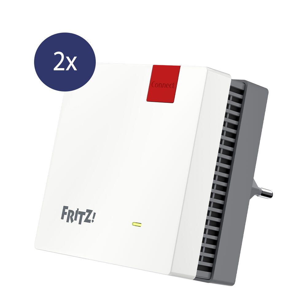 FRITZ!Repeater 1700 Wi-Fi 7 WLAN-Verstärker 2er Pack 20003134