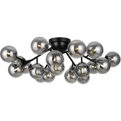Deckenleuchte Dallas Schwarz max. 28 Watt Deckenlampe