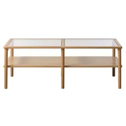 DAHEIM Couchtisch Gestell aus massiver Eiche Holz Braun