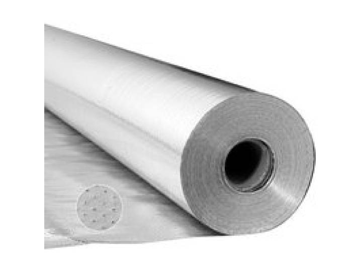VEVOR Isolierfolie, Reflexionsfolie aus perforiertem Gewebe, 0,15 mm, 122 cm x 38,1 m, doppelseitiger Wärmeschutz aus Aluminiumfolie, Wärmedämmrolle für Fenster und Wohnmobildächer