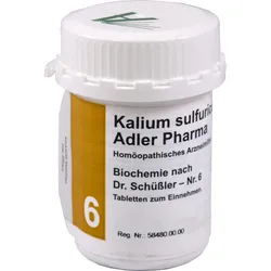 Biochemie Adler 6 Kalium Sulfuricum D 6 Adler Phar 400 ST