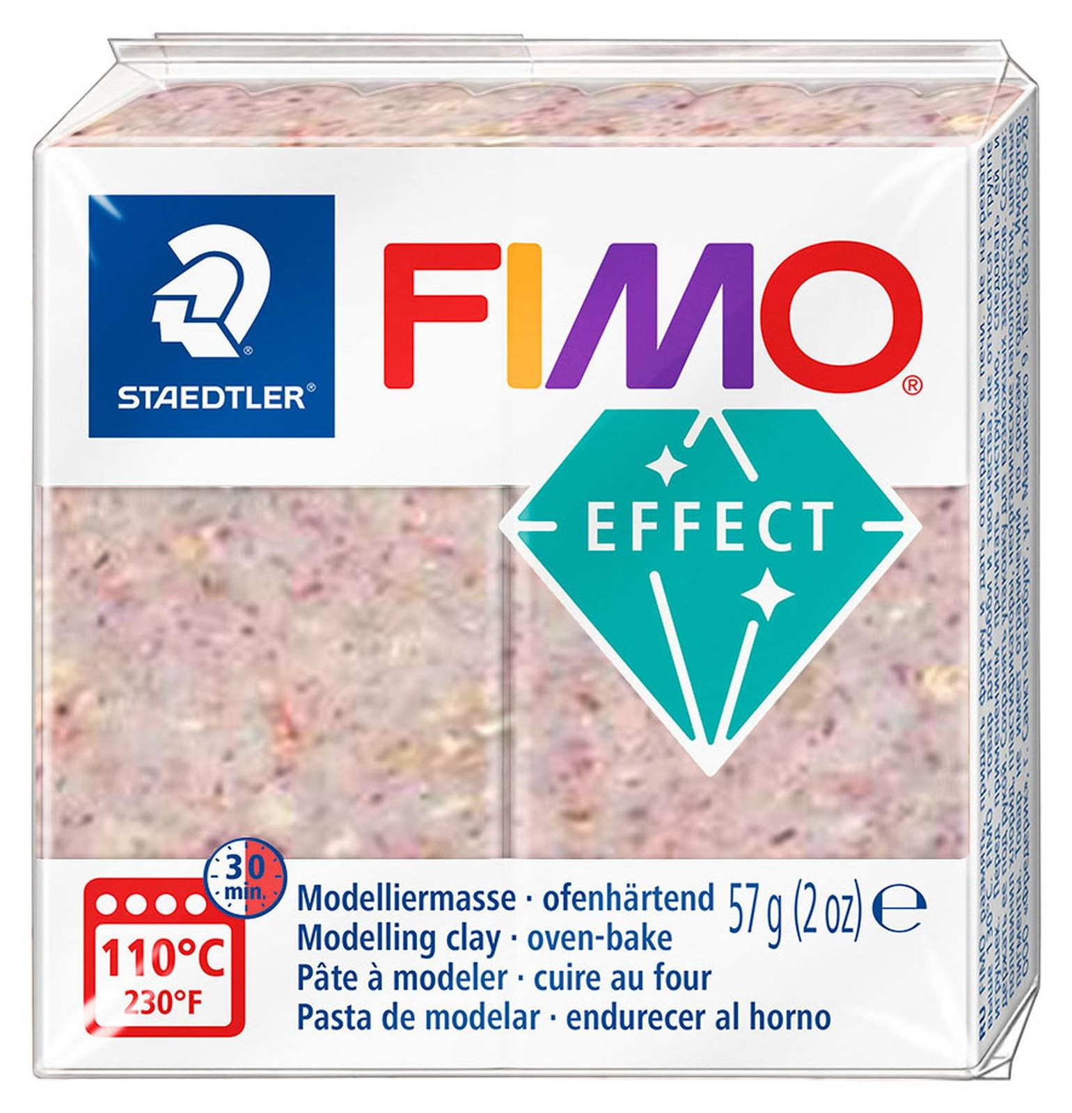 Staedtler Fimo Modelpasta met effect roos botanica
