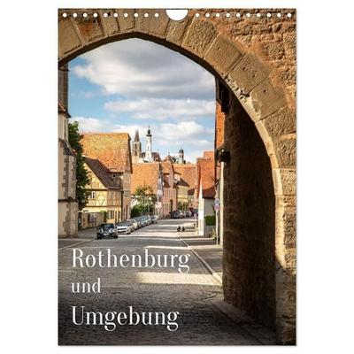 Rothenburg und Umgebung (Wandkalender 2027 DIN A4 hoch), CALVENDO Monatskalender