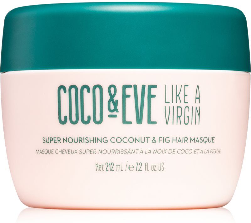 Coco & Eve Like A Virgin Super Nourishing Coconut & Fig Hair Masque tiefenwirksame nährende Maske für glänzendes und geschmeidiges Haar 212 ml
