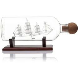 Mikamax - Ship In A Bottle Decanter, Serviergefässe, Transparent