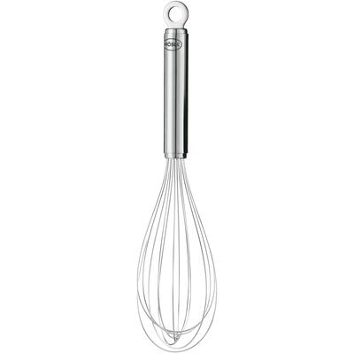Schneebesen RÖSLE, silber (silberfarben), B:6cm H:6cm, Edelstahl 18/10, Schneebesen, Rührbesen in Profi-Qualität, Edelstahl 18/10, spülmaschinengeeignet
