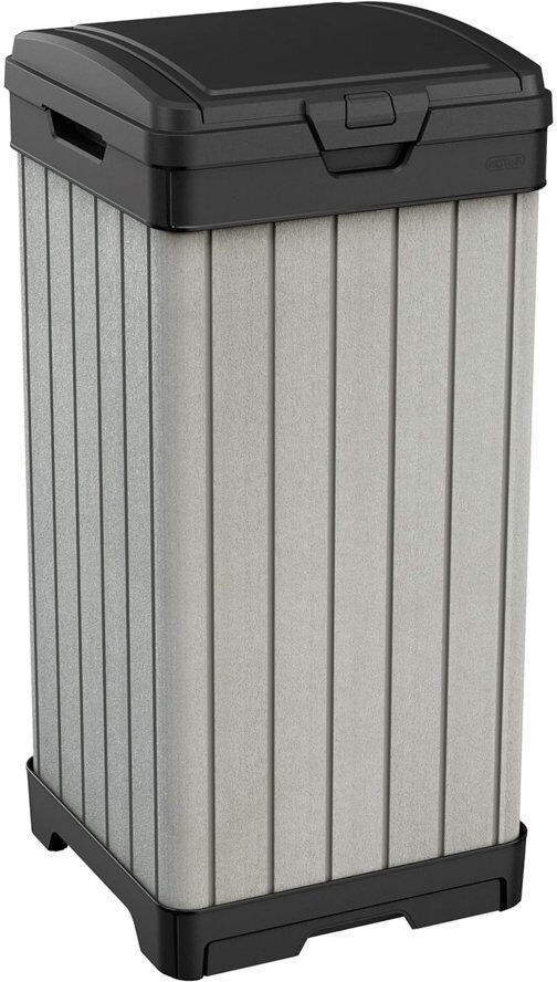 Keter Rockford Outdoor Waste Bin 125l Gray 125L