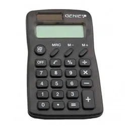GENIE Taschenrechner 825 8-stellig schwarz
