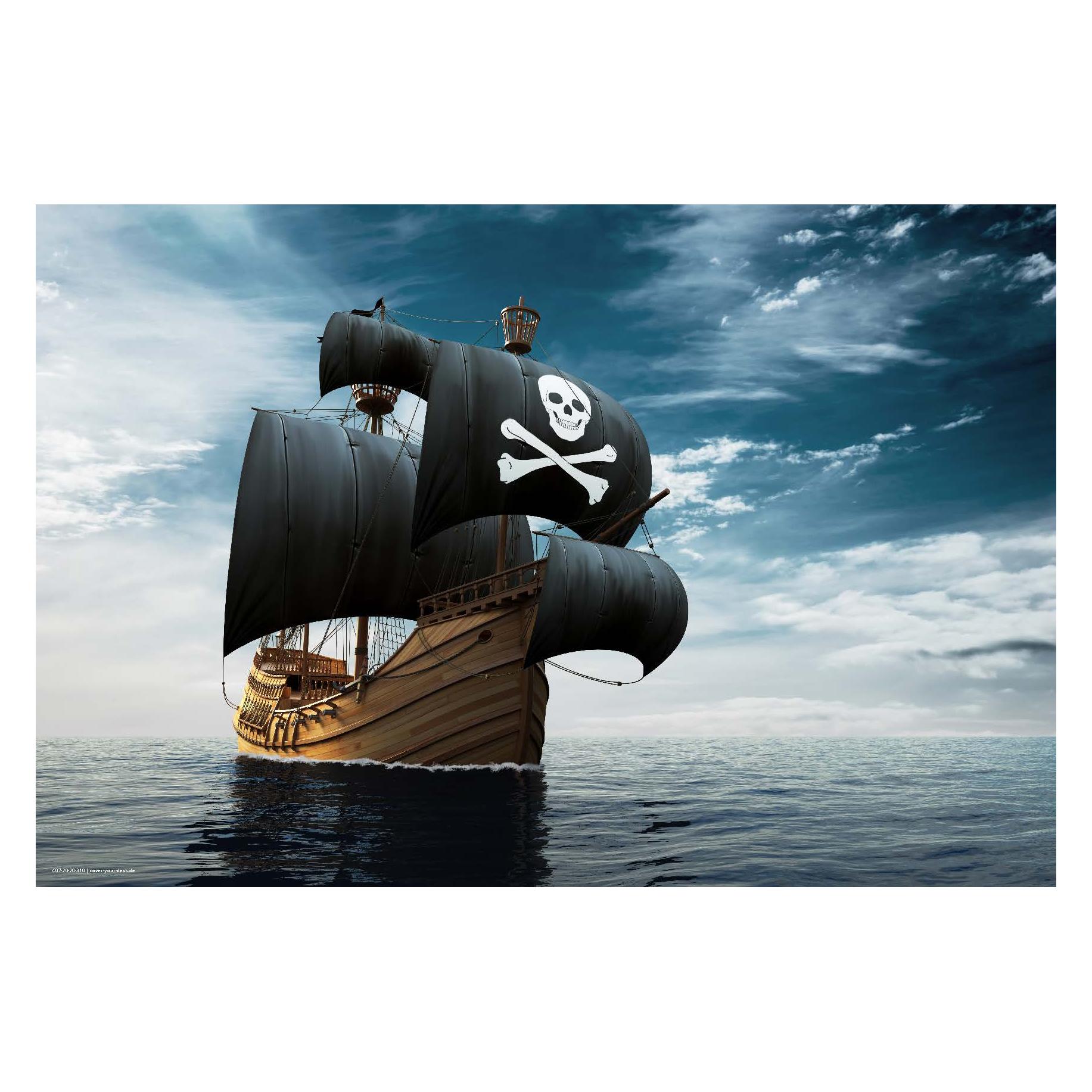 CoverYourDesk Schreibtischunterlage Piratenschiff (21557370)