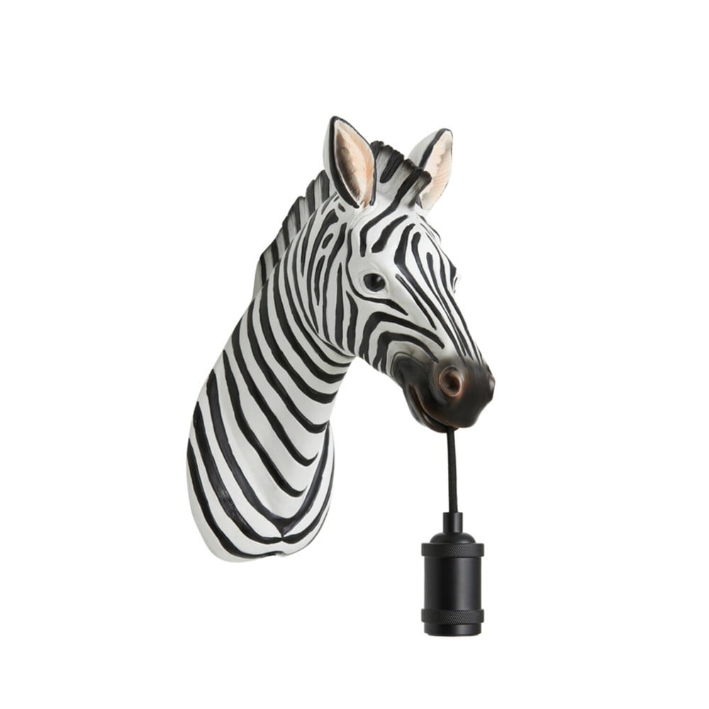 Light & Living Wandlamp Zebra zwart en wit
