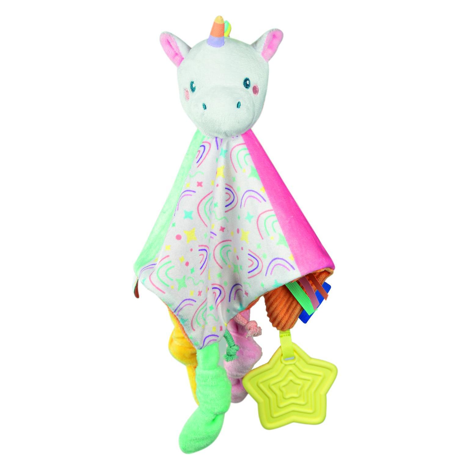 Clementoni Baby-Kuscheltuch Einhorn (38 x 30 cm) (67321324)