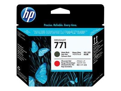 HP Inc. HP Original 771 Druckkopf schwarz matt / rot 775ml (CE017A)