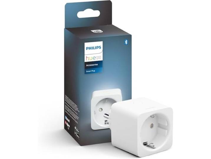Philips Hue Smart Plug\, Type G\, Blanc Contrôle connecté de l'Éclairage Lampes Standard\, App Bluetooth\, Fonctionne Avec Alexa\, Google Home\, Apple Home