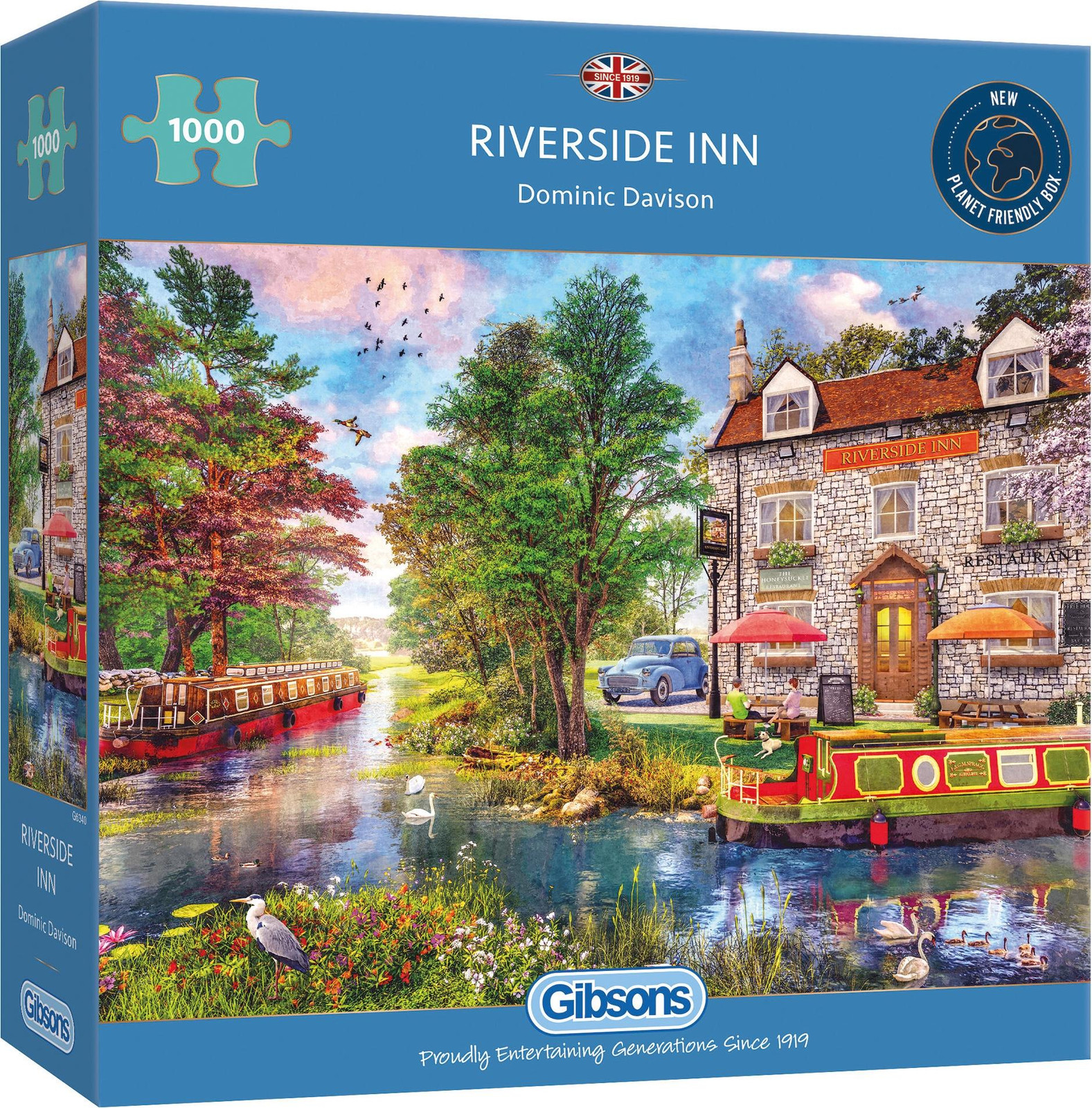 Gibsons Riverside Inn Puzzel, 1000 stuks